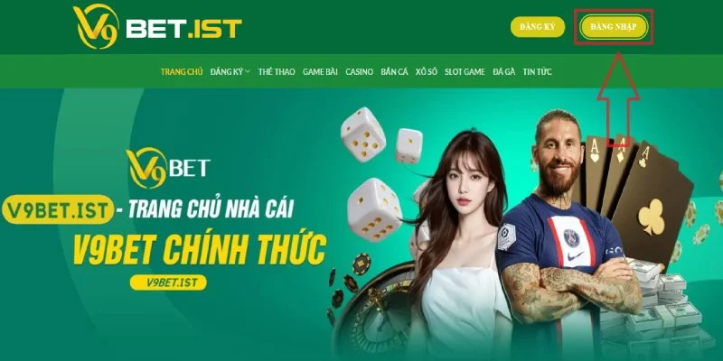 Cách đăng nhập tài khoản V9bet đơn giản